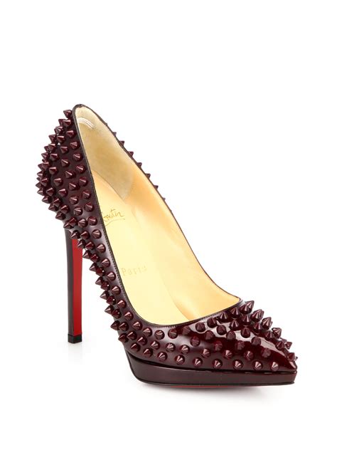 christian louboutin pigalle 120 brugte|christian louboutin pigalle spiked heels.